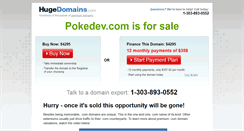 Desktop Screenshot of pokedev.com