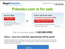 Tablet Screenshot of pokedev.com